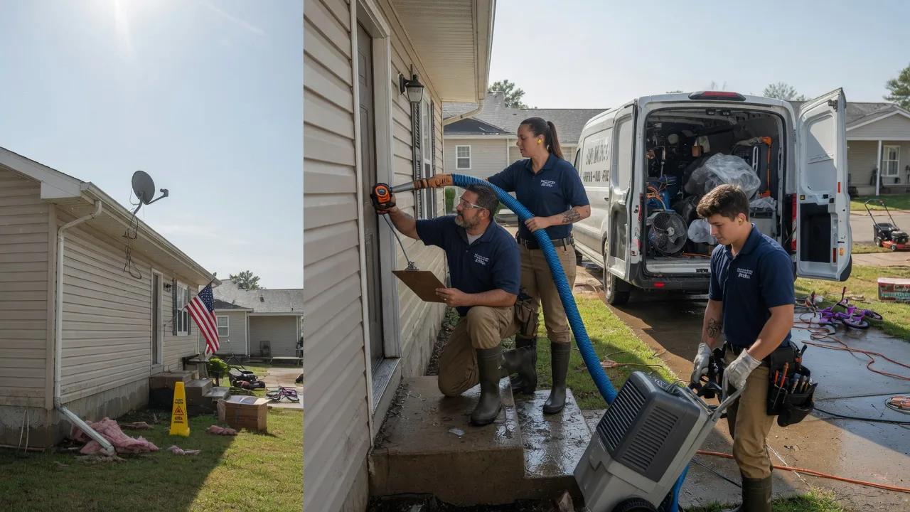 Ceiling Water Damage Restoration in Tannersville, PA near me